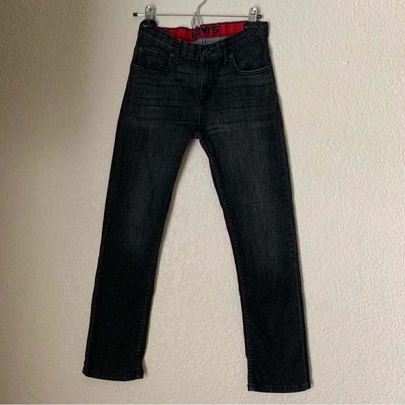 Bootleg black wash Levi Jeans - Picture 2 of 6